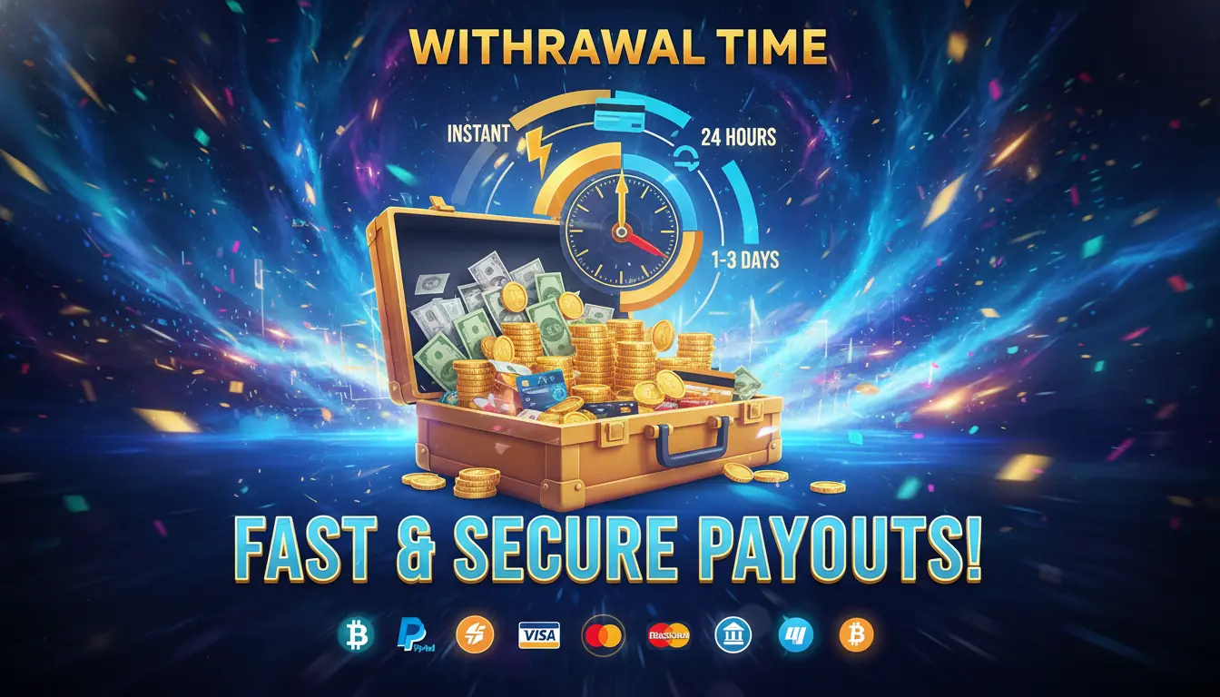 Uttagstid hos Overload casino